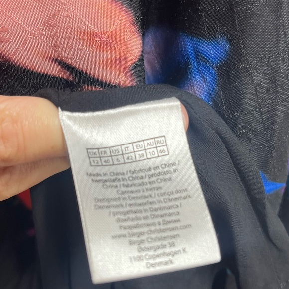 ROTATE NEW NWT Frederikke floral halterneck dress multicolor size 8 (38) - Picture 8 of 14